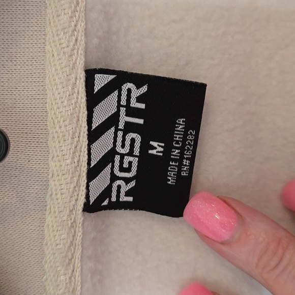 REGSTR Fearless Tokyo Warrior Beige Jacket Snapfront Medium - Picture 2 of 12